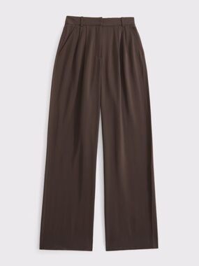 NWT Abercrombie Sloan Wide Leg Trouser - 32